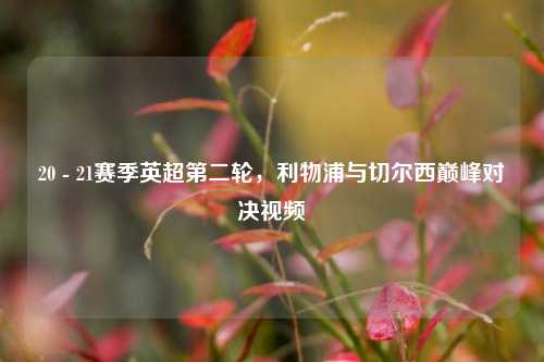 20 - 21赛季英超第二轮，利物浦与切尔西巅峰对决视频
