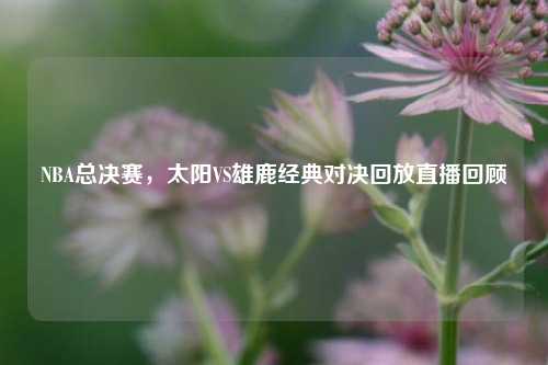NBA总决赛,太阳VS雄鹿经典对决回放直播回顾