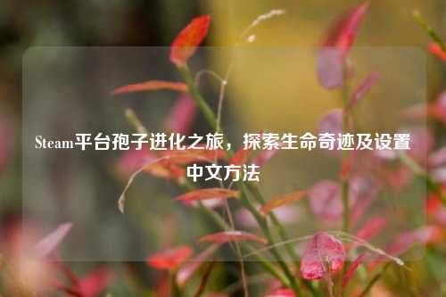 Steam平台孢子进化之旅,探索生命奇迹及设置中文方法