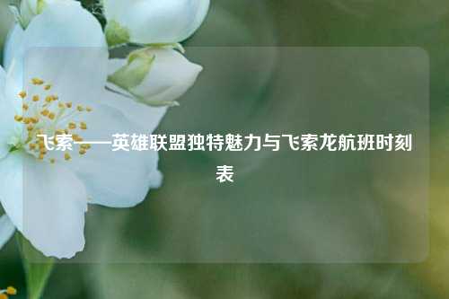 飞索——英雄联盟独特魅力与飞索龙航班时刻表