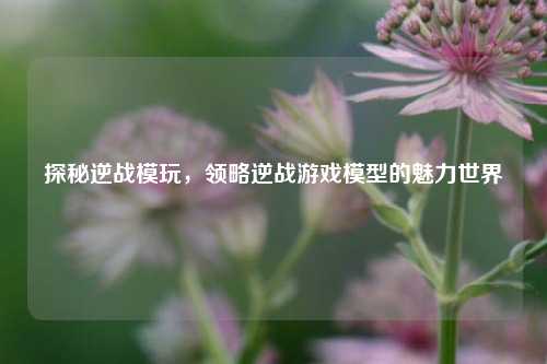 探秘逆战模玩,领略逆战游戏模型的魅力世界