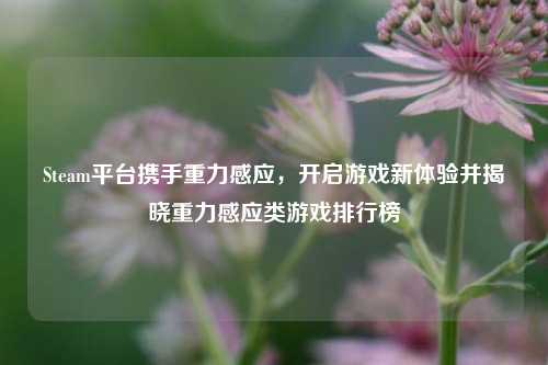 Steam平台携手重力感应,开启游戏新体验并揭晓重力感应类游戏排行榜