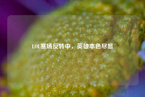 LOL赛场反转中,英雄本色尽显