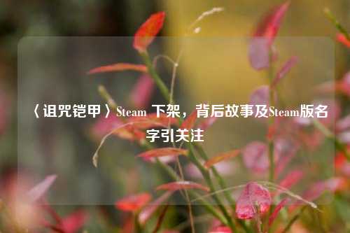〈诅咒铠甲〉Steam 下架,背后故事及Steam版名字引关注