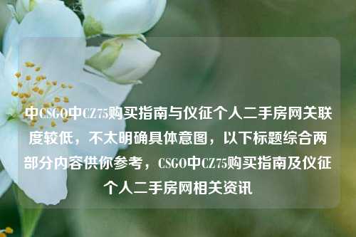 中CSGO中CZ75购买指南与仪征个人二手房网关联度较低,不太明确具体意图,以下标题综合两部分内容供你参考,CSGO中CZ75购买指南及仪征个人二手房网相关资讯