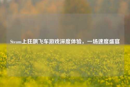 Steam上狂飙飞车游戏深度体验,一场速度盛宴