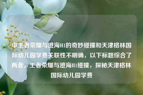 中王者荣耀与澄海H1的奇妙碰撞和天津格林国际幼儿园学费关联性不明确,以下标题综合了两者,王者荣耀与澄海H1碰撞,探秘天津格林国际幼儿园学费