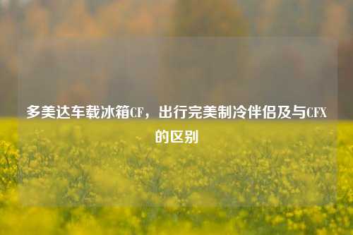 多美达车载冰箱CF,出行完美制冷伴侣及与CFX的区别