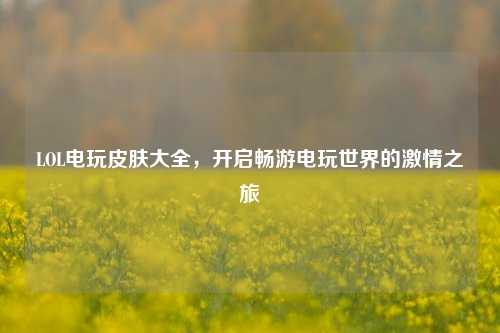 LOL电玩皮肤大全,开启畅游电玩世界的激情之旅