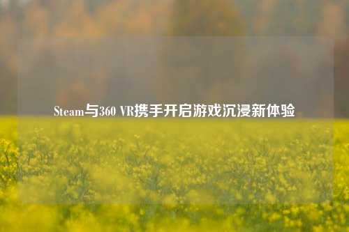 Steam与360 VR携手开启游戏沉浸新体验