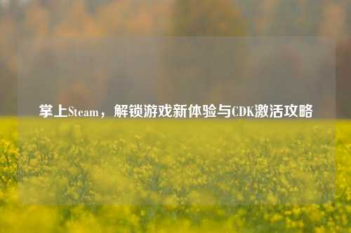 掌上Steam,解锁游戏新体验与CDK激活攻略