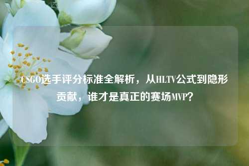 CSGO选手评分标准全解析，从HLTV公式到隐形贡献，谁才是真正的赛场MVP？
