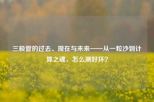 三极管的过去、现在与未来——从一粒沙到计算之魂,怎么测好坏?